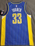 Maillot de Basket #33 Turner Indiana Pacers 2020-21 city Bleu Imprimé